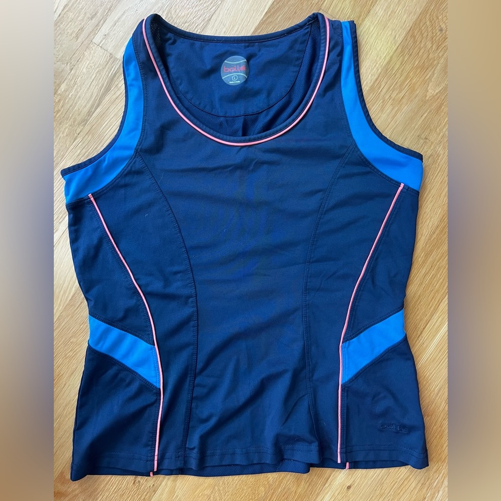 Navy and Blue Athletic Tank Top